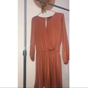 Autumn silk dress